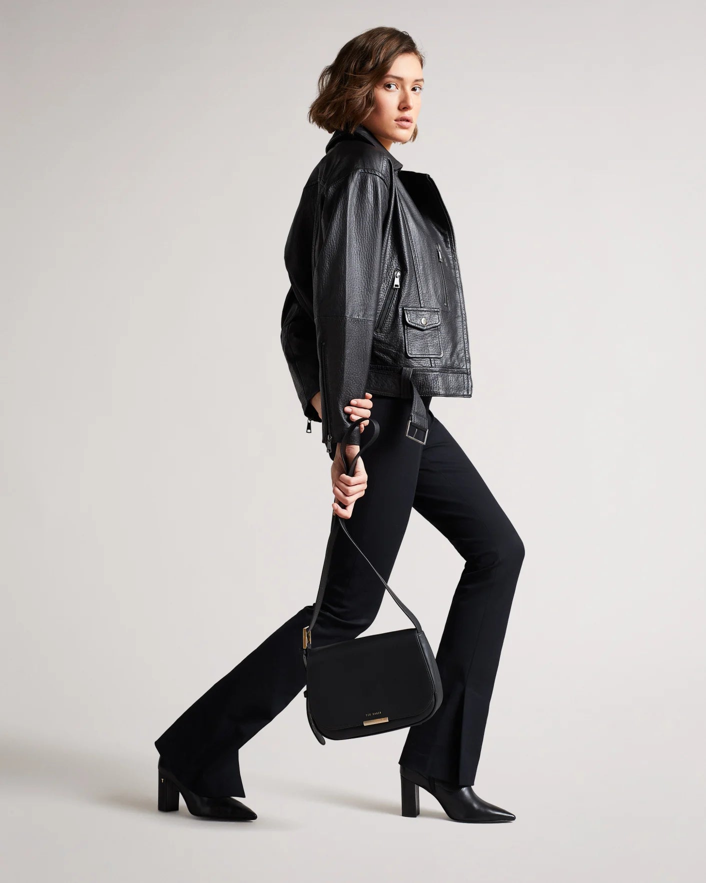 Ted Baker Curved Baguette Saddle Bag