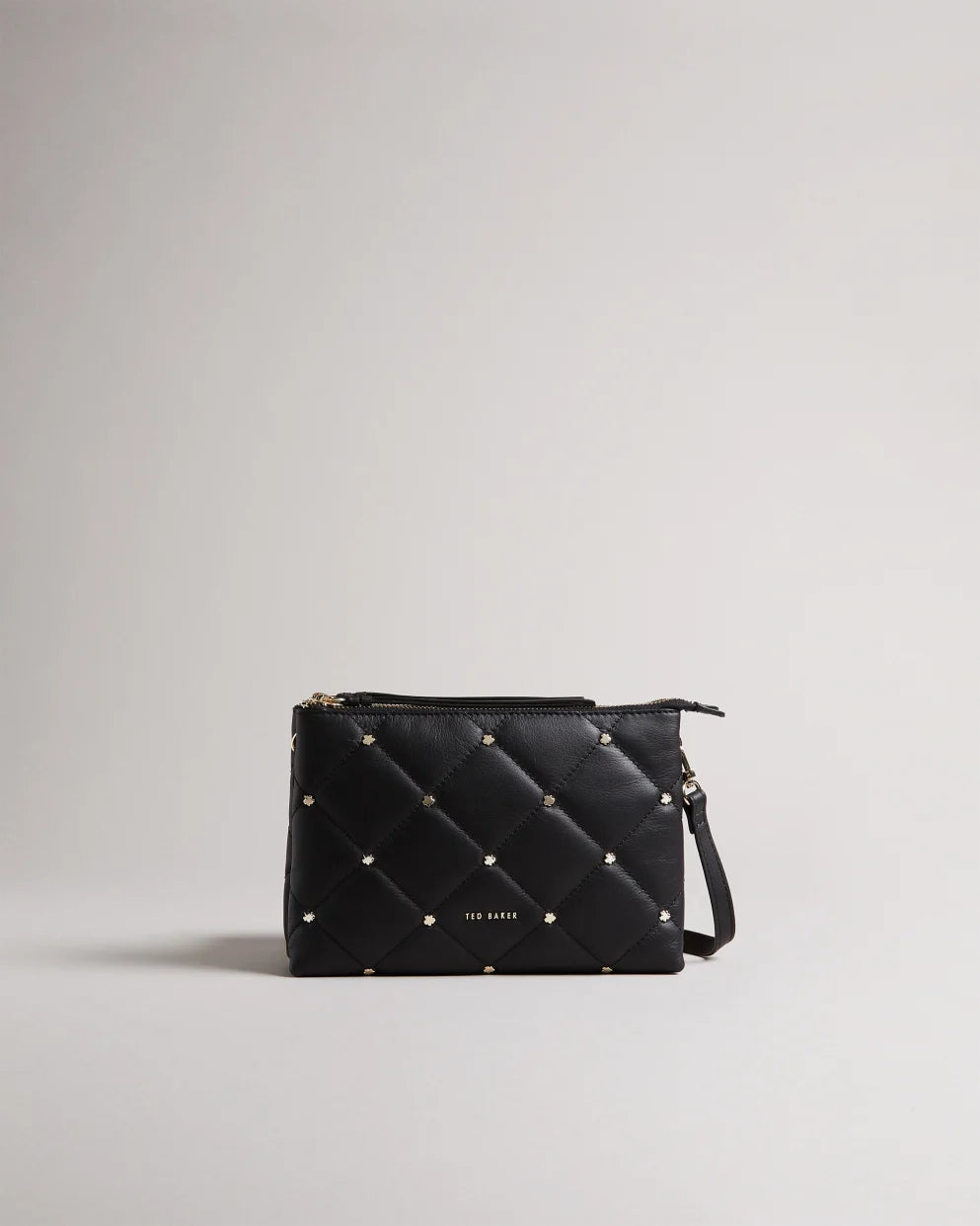 T.E.D. B.A.K.E.R. Parrker Quilted Studded Mini Crossbody Bag