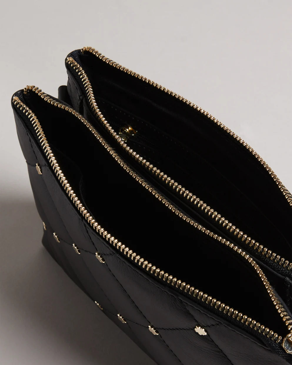 T.E.D. B.A.K.E.R. Parrker Quilted Studded Mini Crossbody Bag