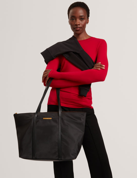 T.E.D B.A.K.E.R Nycole Nylon Large Tote Bag