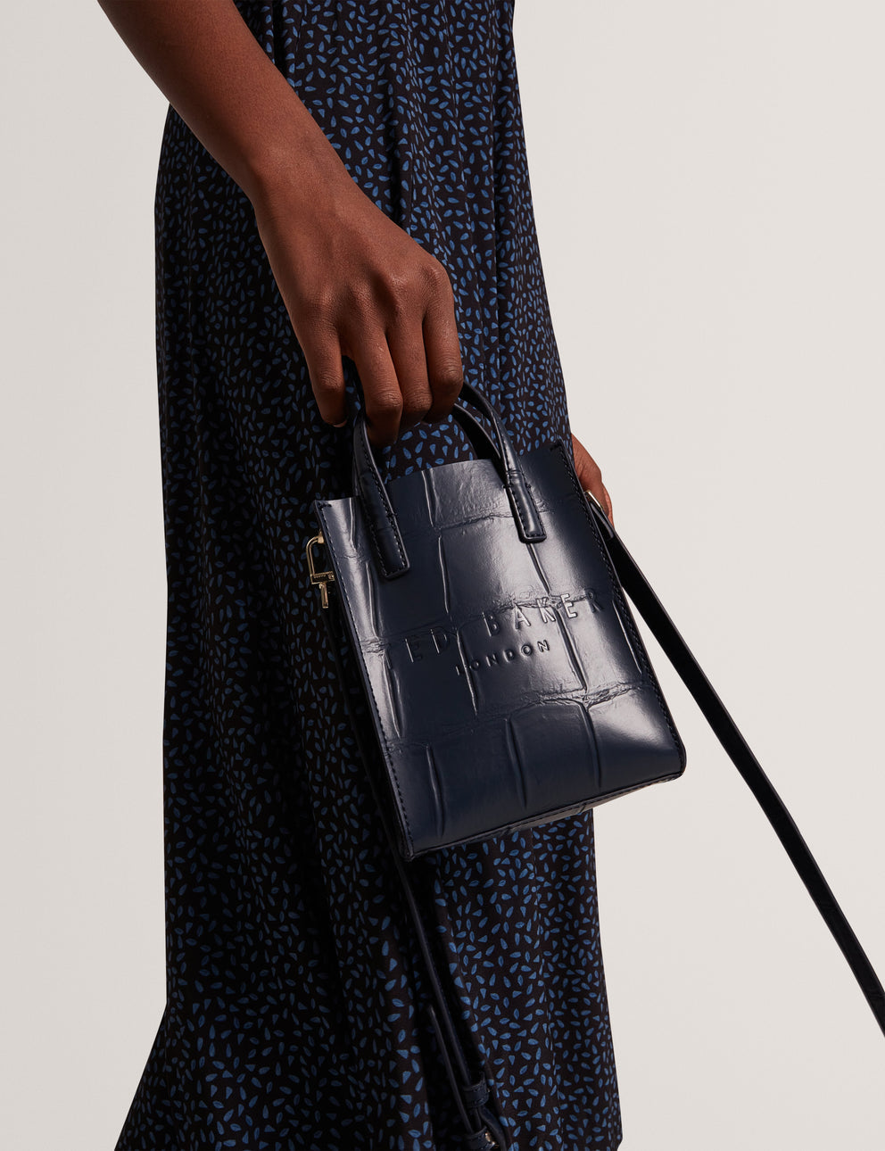 T.E.D B.A.K.E.R Gatocon Croc Effect Mini Icon Bag