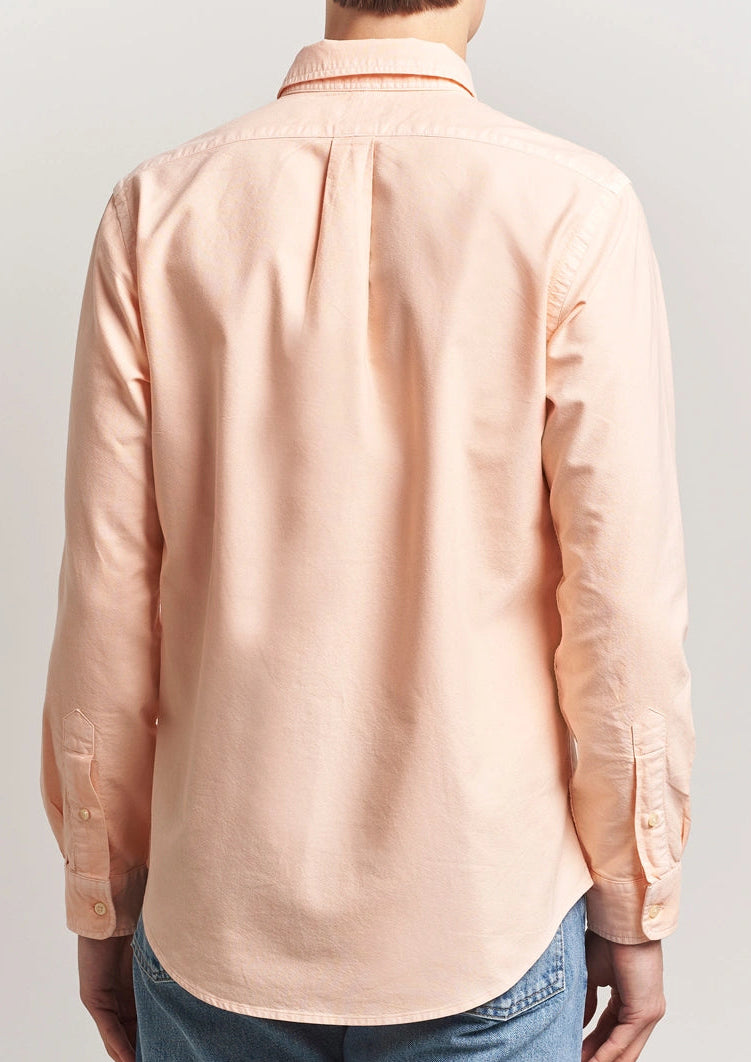 P.o.L.O R.A.L.P.H L.A.U-R.E.N Garment-Dyed Oxford Shirt Custom Fit Amber