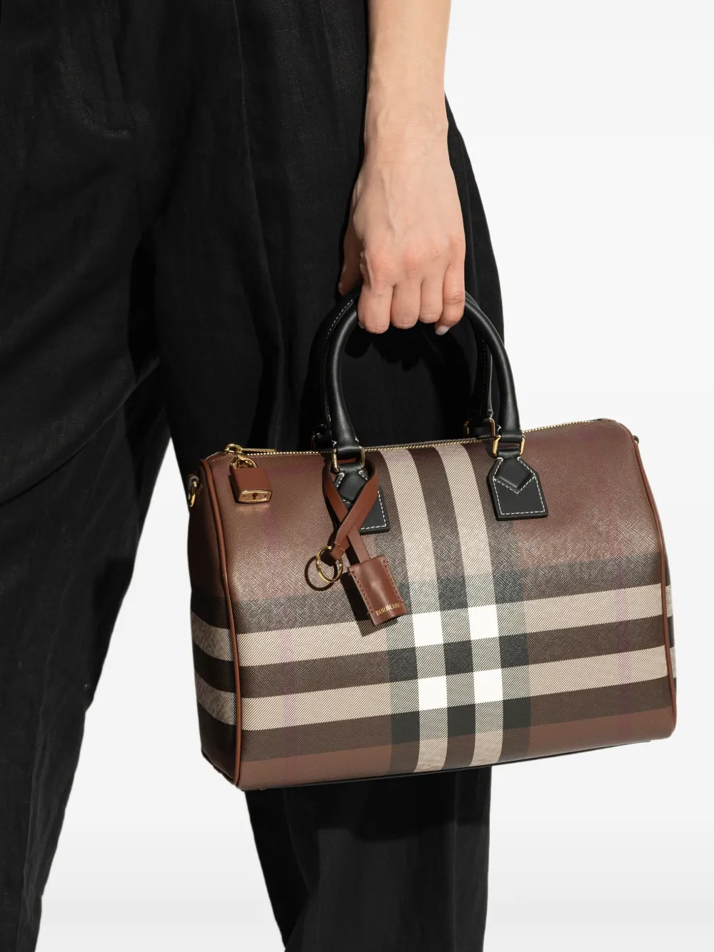 B.U.R.B.E.R.R.Y Medium Check satchel bag