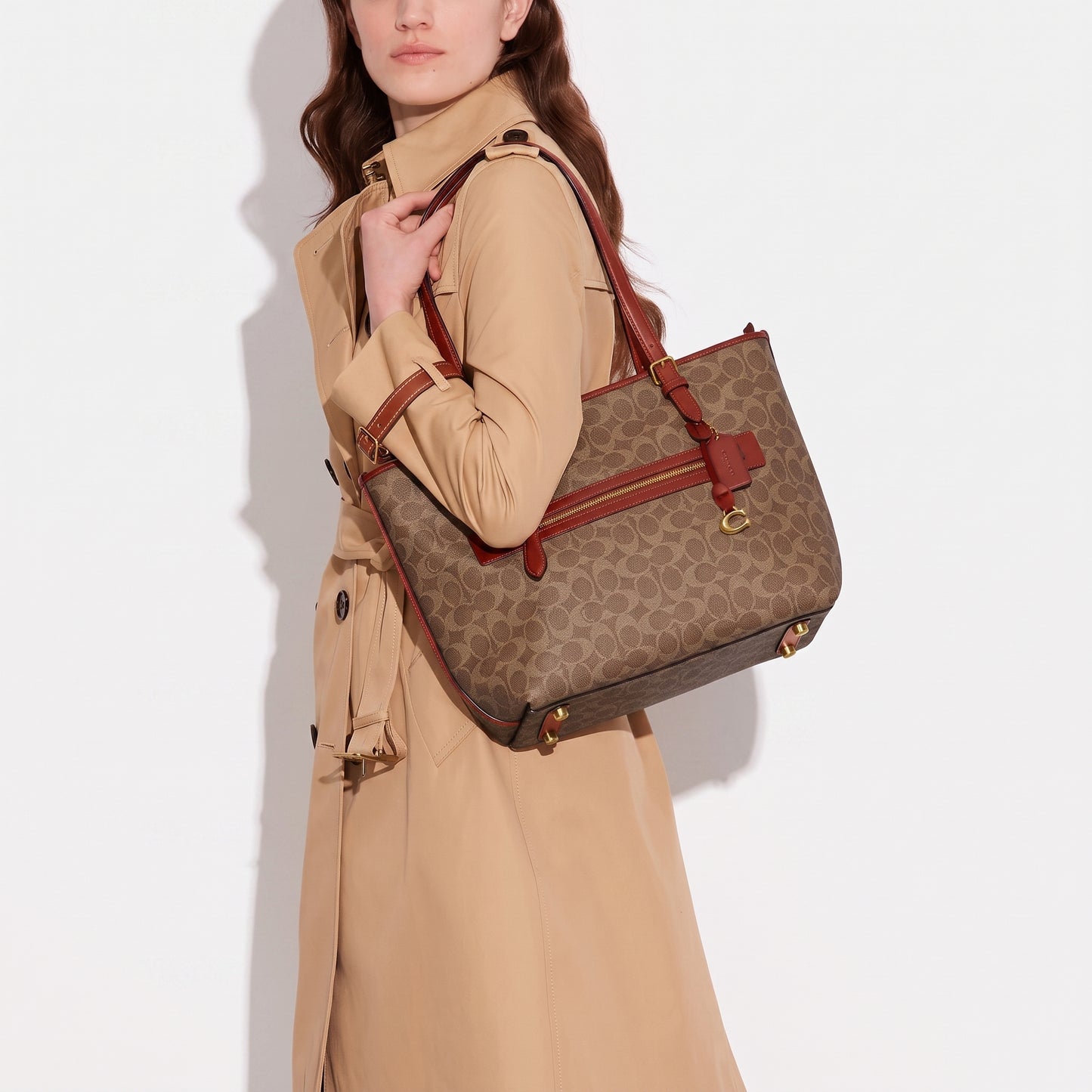 C.O.A.C.H Womens Coated Canvas Signature Taylor