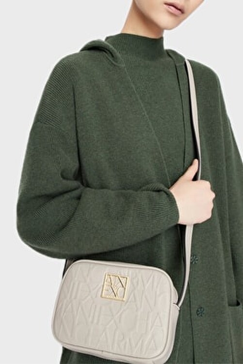 A.R.M.A.N.I E.X.C.H.A.N.G.E Shoulder bag with Embossed Logo