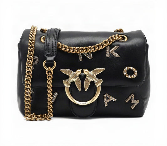 P.I.N.K.O Bag Love Mini Puff Logo Jewel