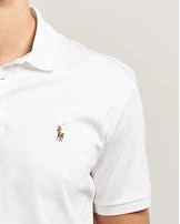P.o.L-O. R.A.L.P.H. L.A.U.R.E.N. Cotton Polo Shirt White (Classic Fit)