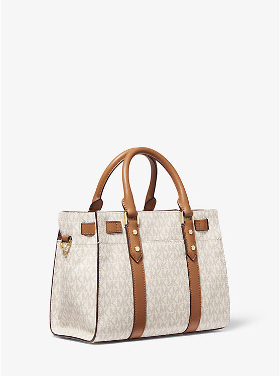 M.i.c.h.a.e.l K.o.r.s Nouveau Hamilton Small Logo and Leather Satchel SHOULDER