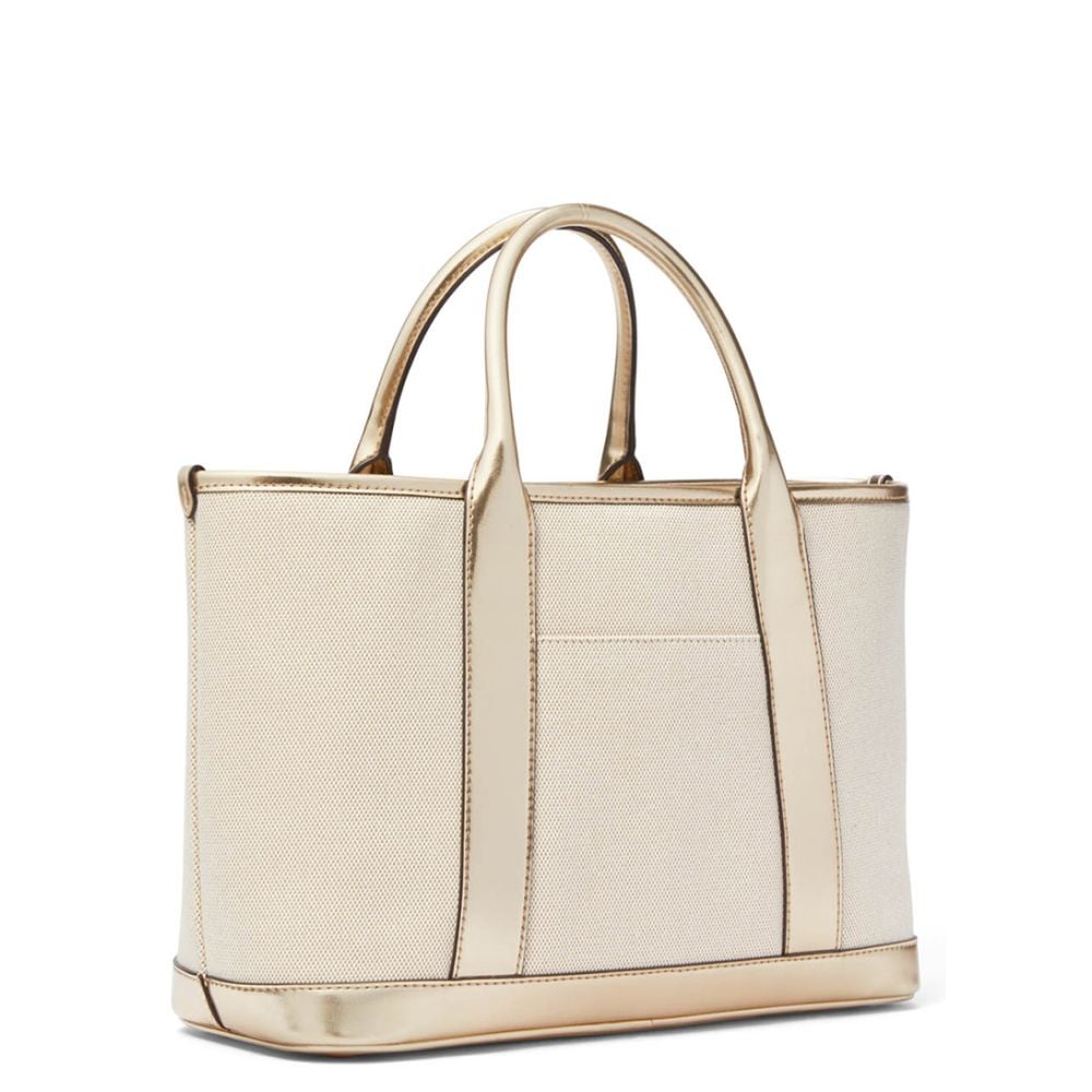 M.I.C.H.A.E.L K.O.R.S Luisa Medium Satchel Nat-Pale Gold