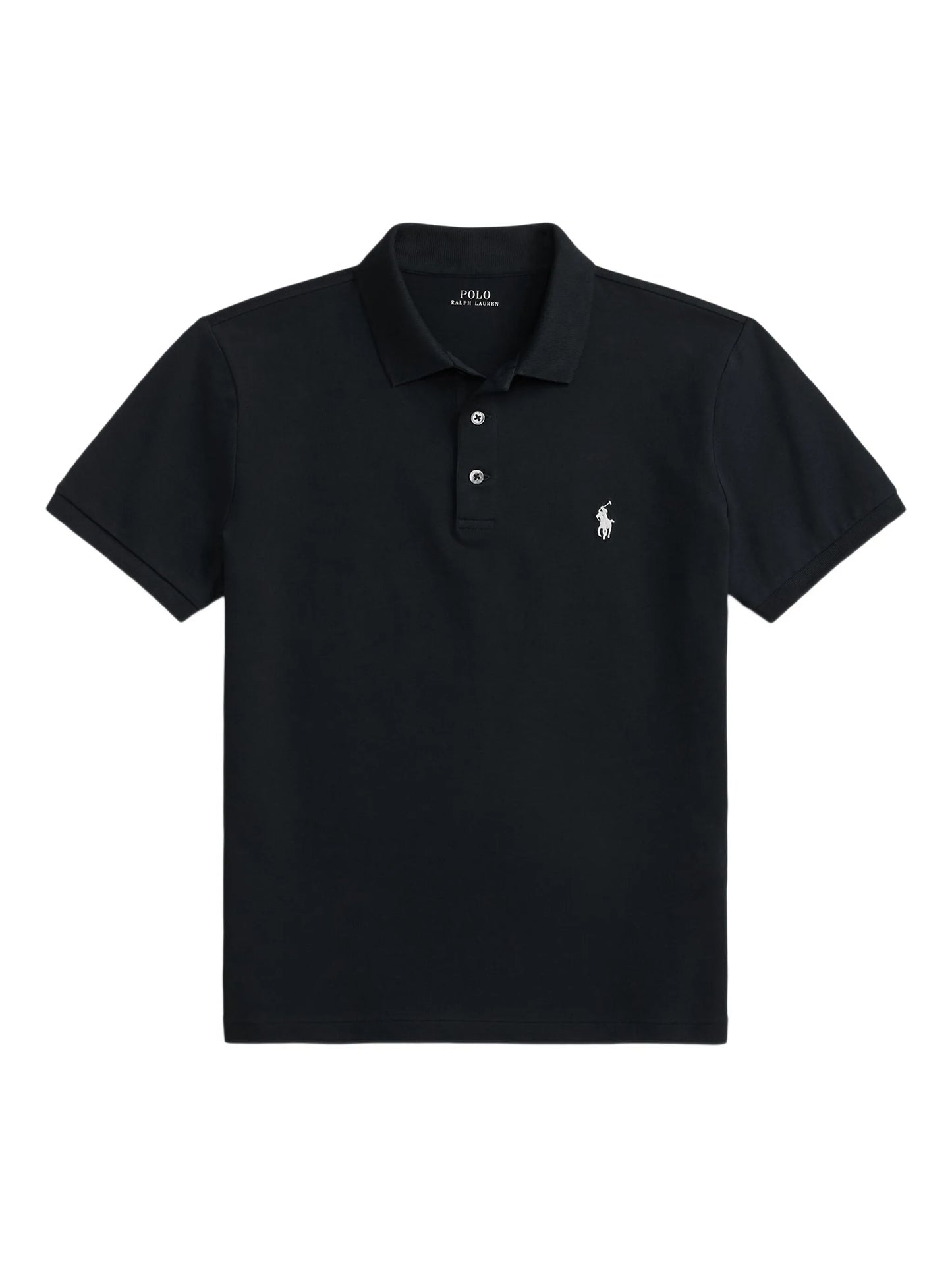 P.o-L.O R.A-L.P.H L.A.U-R.E.N The Iconic Mesh Polo Shirt Custom Slim Fit Black/White