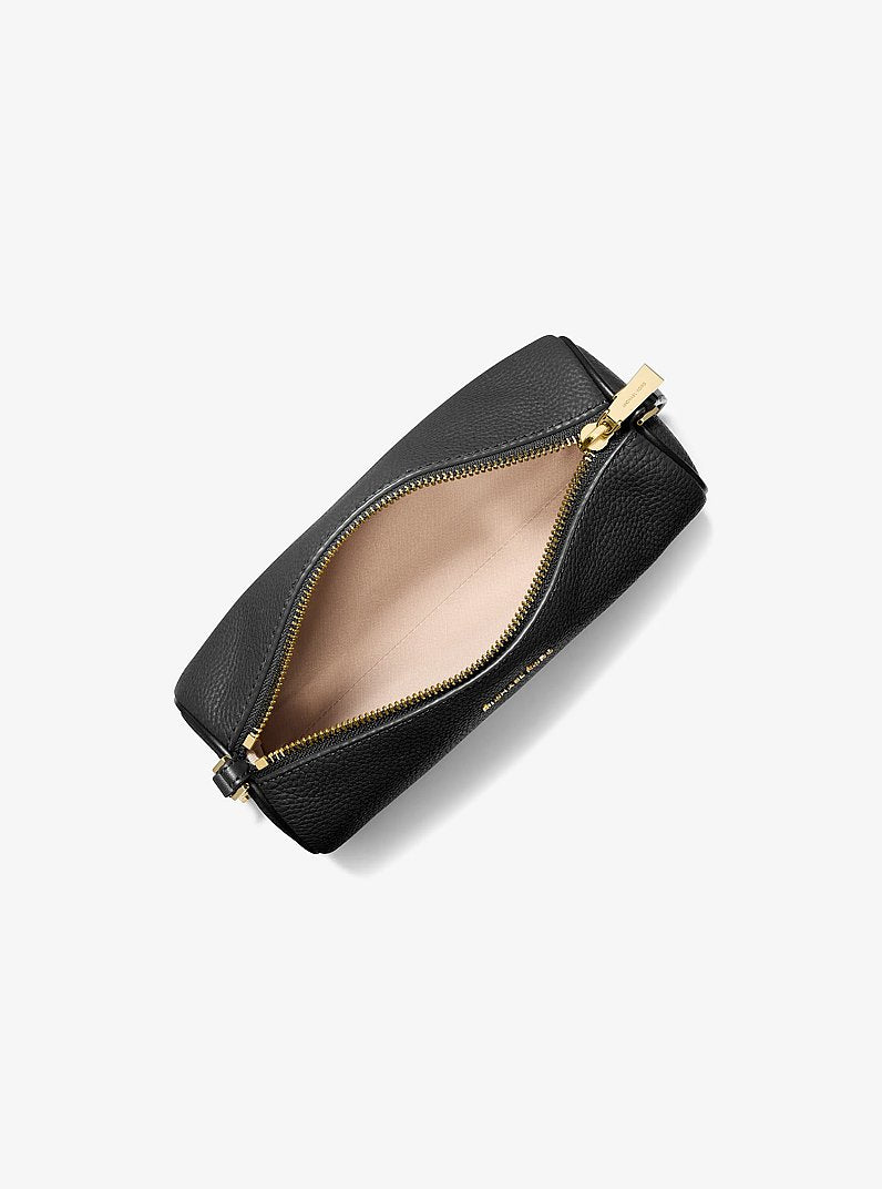 M.I.C.H.A.E.L K.O.R.S Small Cylindrical Izzy Pouch in Grained Leather