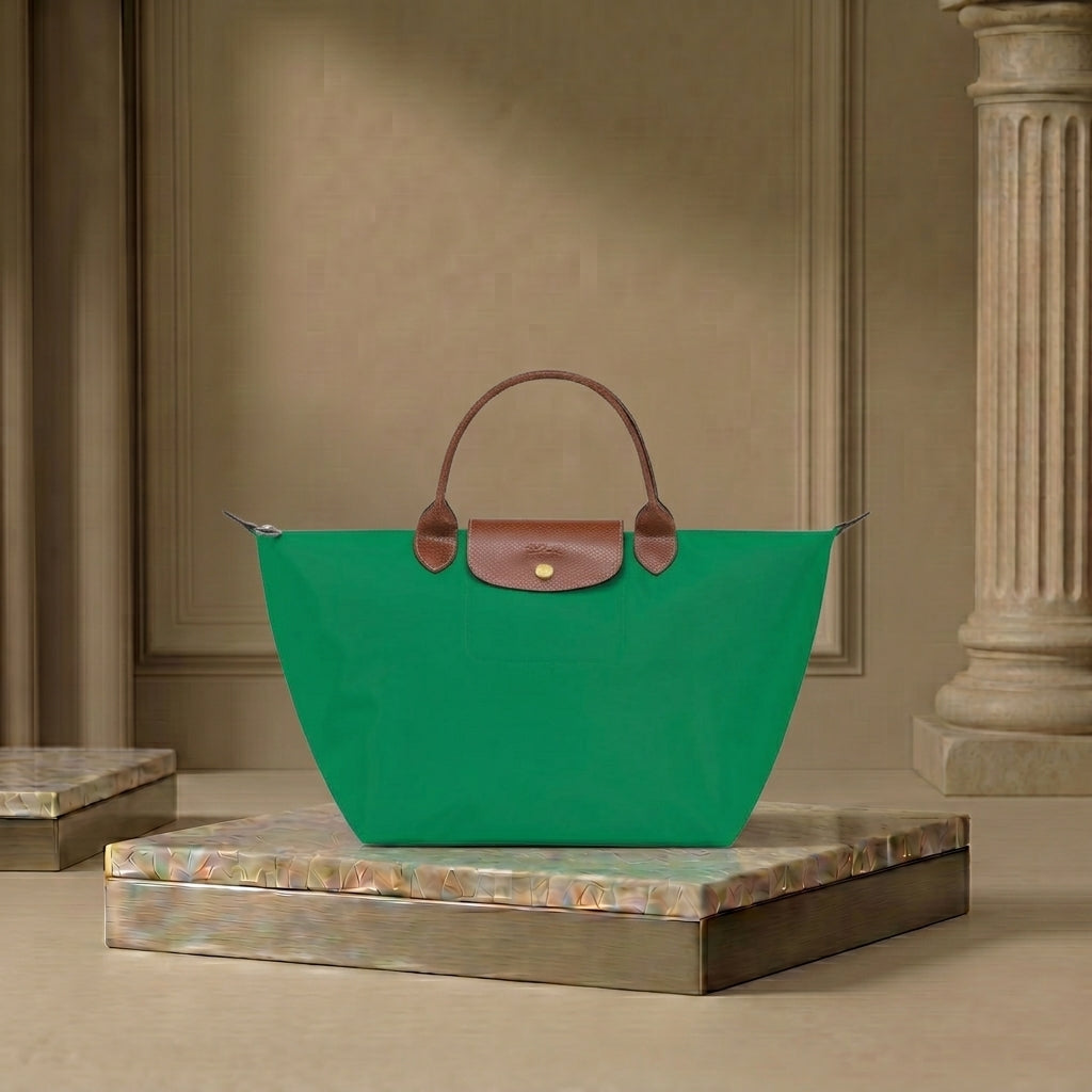 L.O-N.G.C.H-A.M.P Le Pliage Original Top Handle Bag M