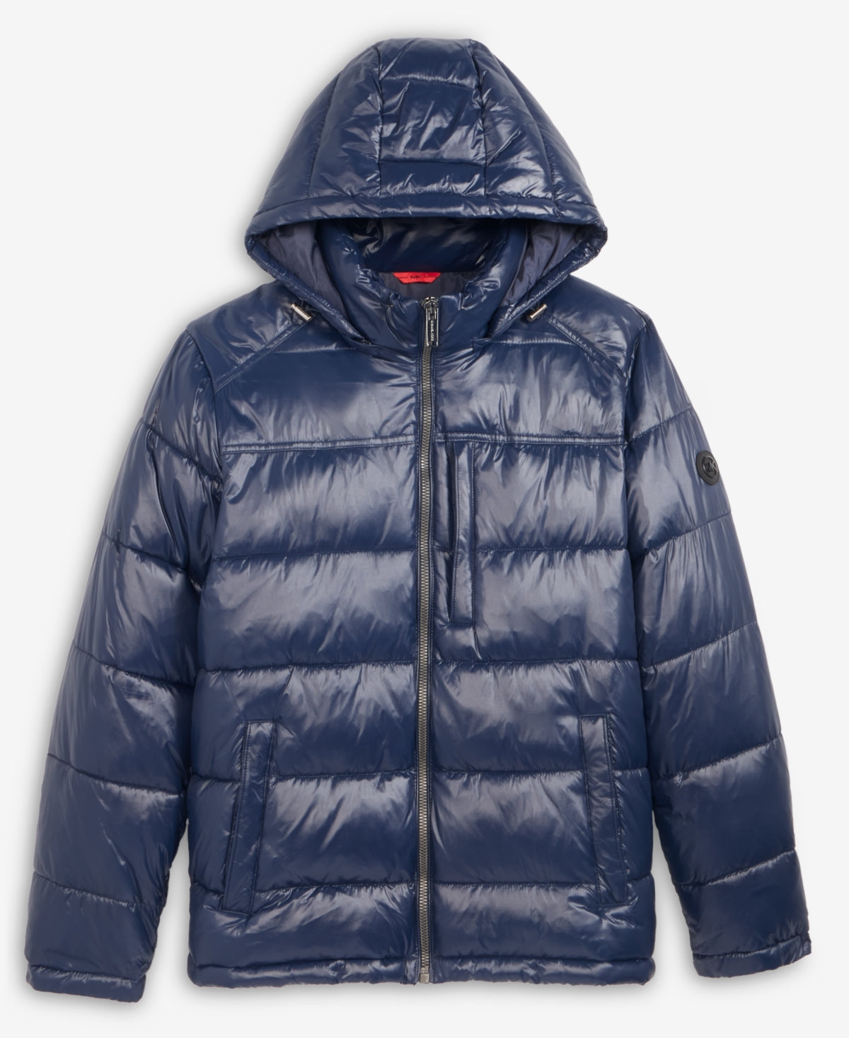 M_i.c.h.a..e.l. K.o.r.s. Men's Puffer SHINY PUFFER JACKET - Winter jacket - Midnight Blue