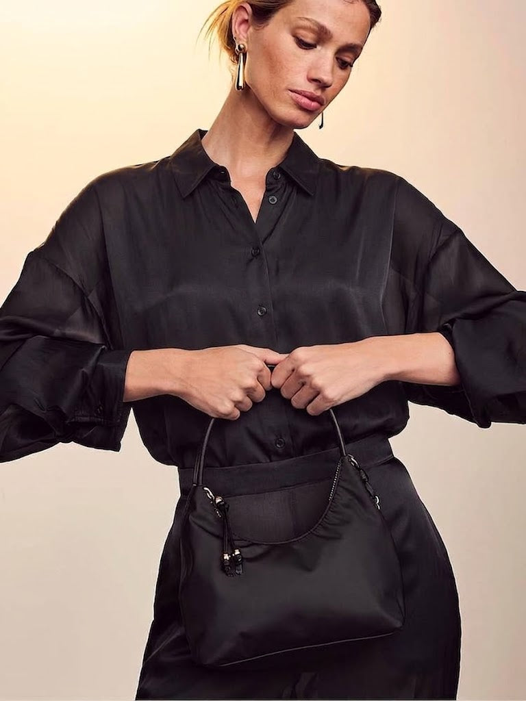V.i.c.t.o.r.i.a's S.e.c.r.e.t Black Small Hobo Bag