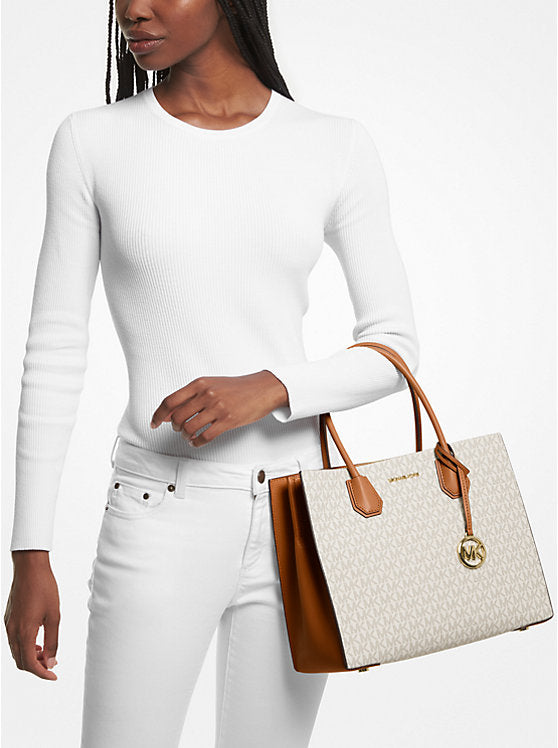 M.I.C.H.A.E.L K.O.R.S Mercer Large Logo Accordion Tote Bag