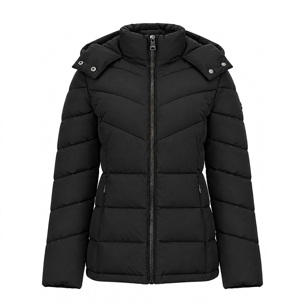 C.a.l.v.i.n K.l.e.i.n Stretch Outerwear CW433224-EBY Women's Jacket Black