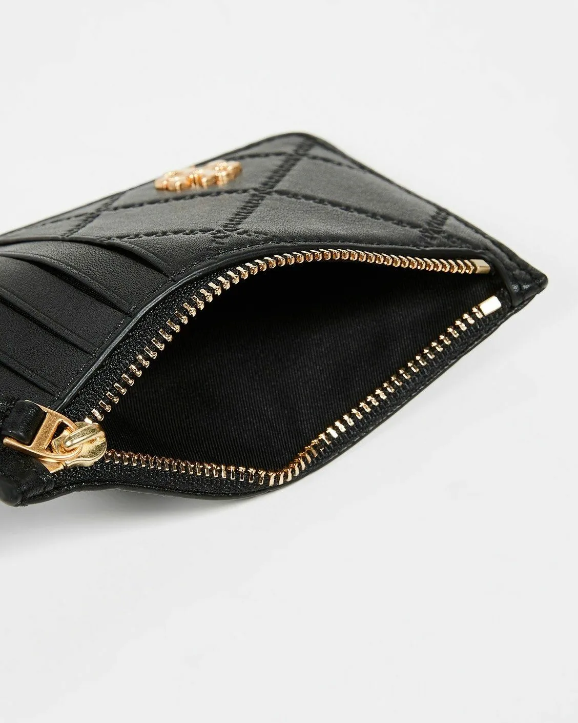 T.o.r.y B.u.r.c.h Georgia Zip Card Case Black