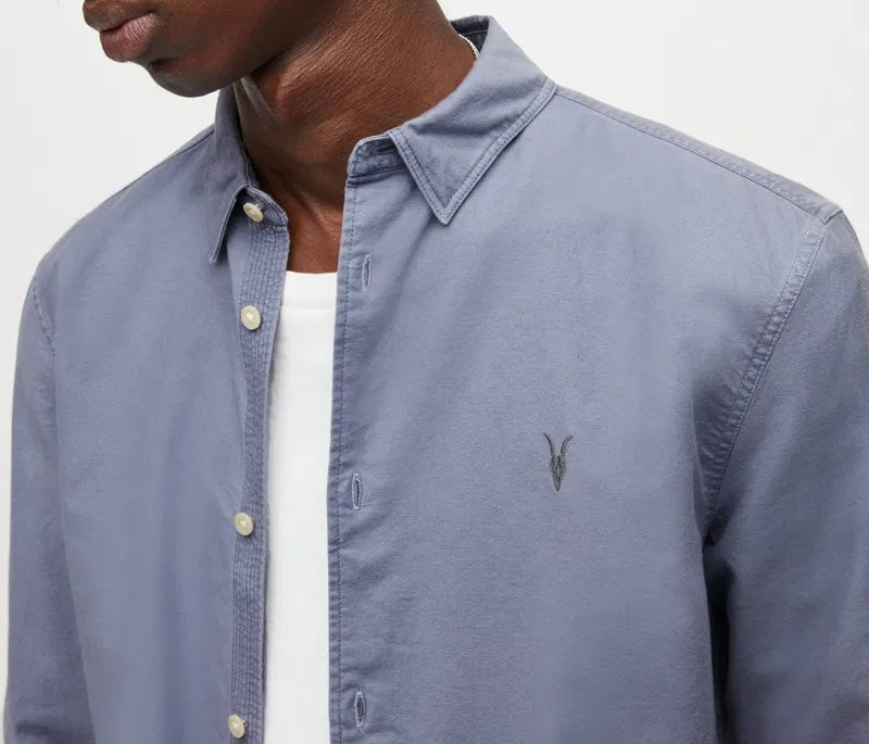 A.l.l.S.a.i.n.t.s HERMOSA RAMSKULL RELAXED FIT SHIRT Lavender