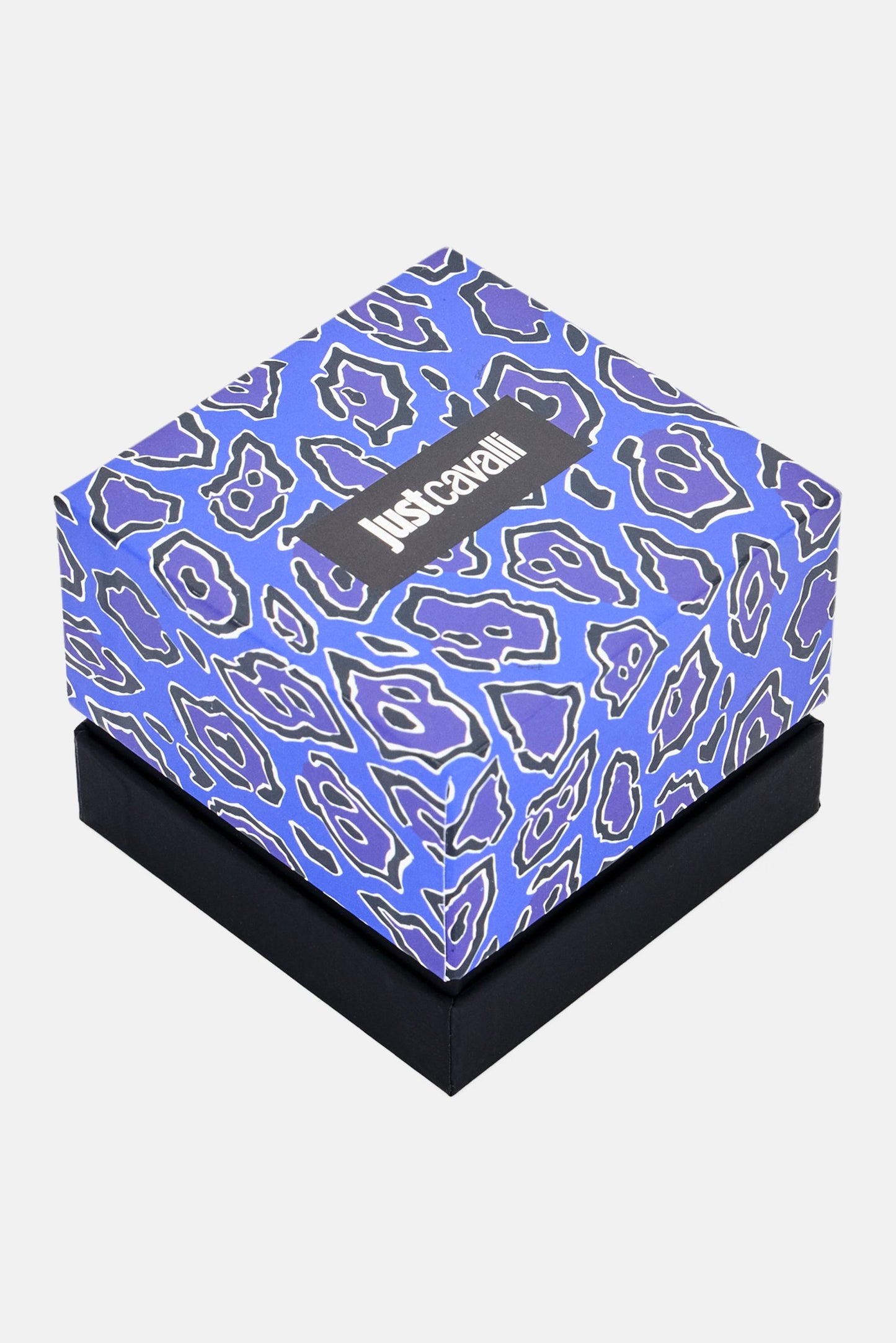J.U.S.T C.A.V.A.L.L.I Women Stainless Steel Signature Snake Analog