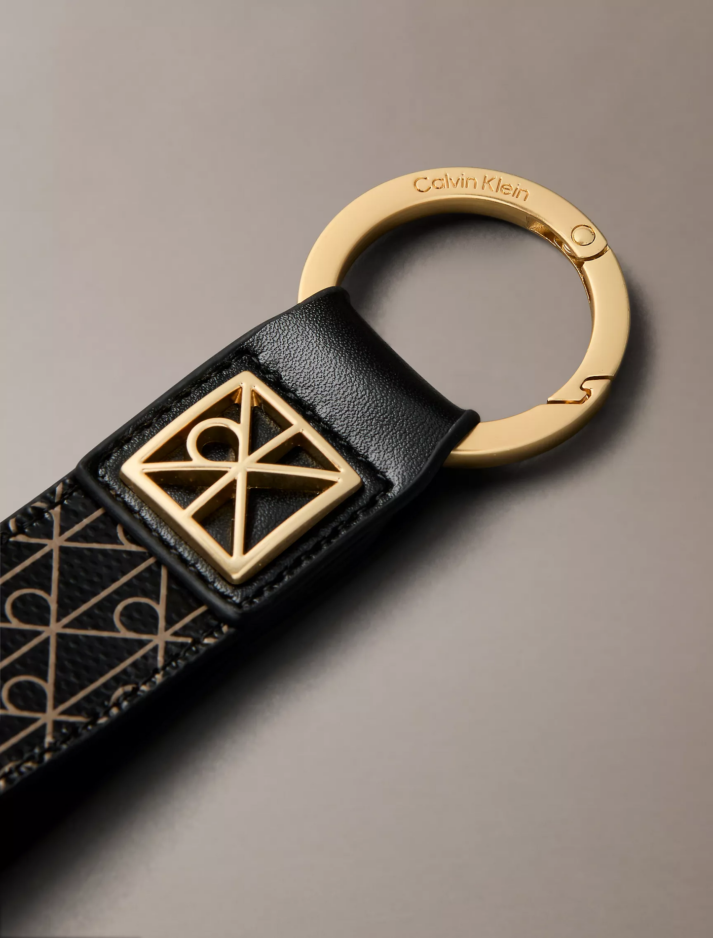C.A.L.V.I.N K.L.E.I.N Allover Monogram Key Fob and Card Case