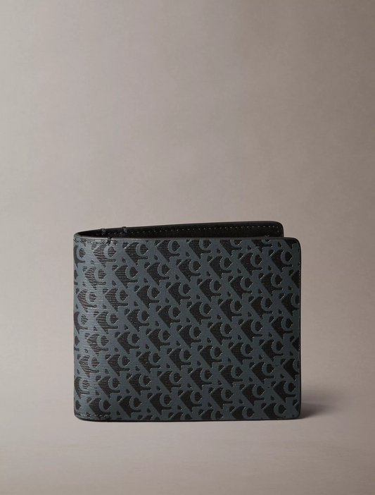 C.A.L.V.I.N K.L.E.I.N Refined Leather Wallet + Key Ring Gift Set