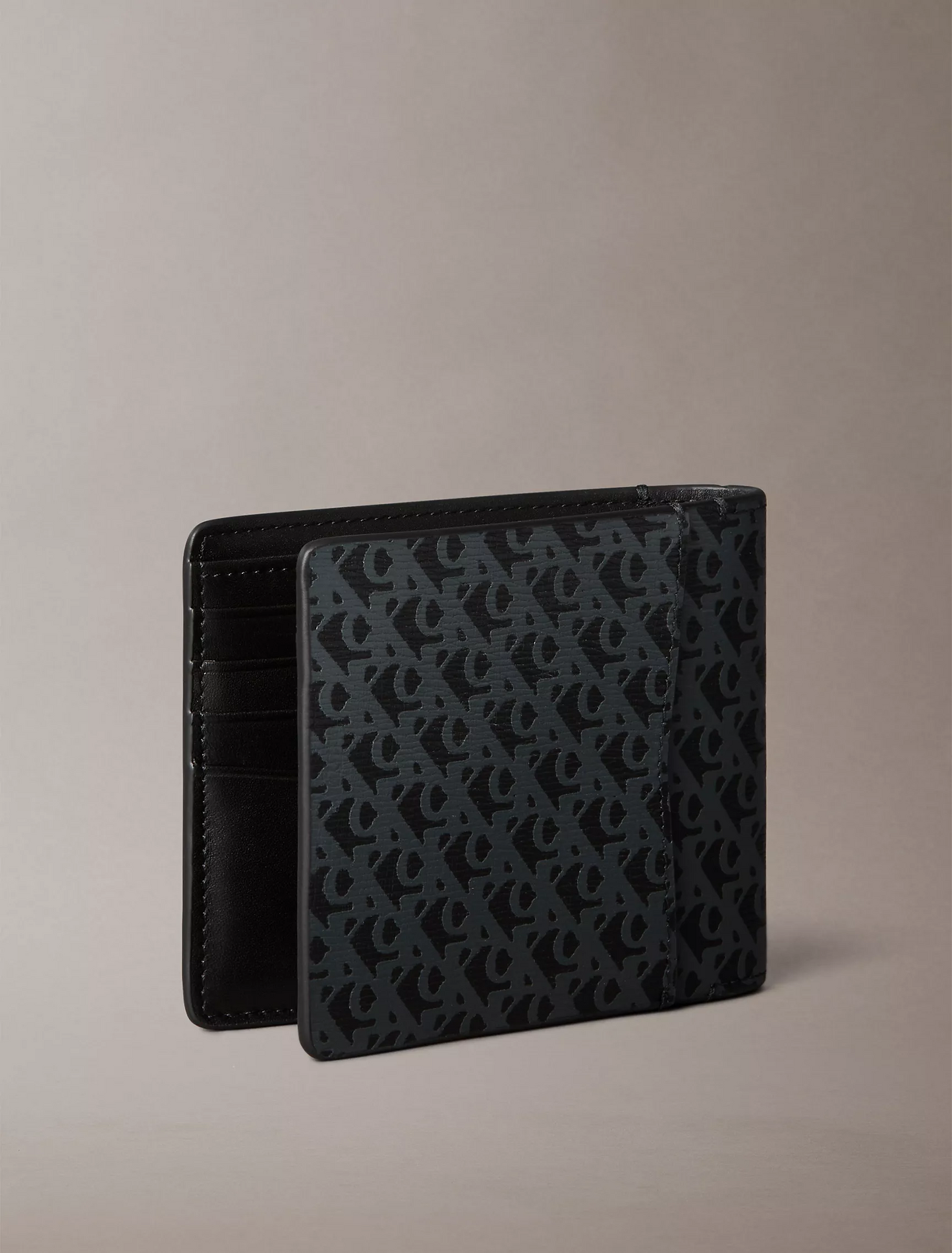 C.A.L.V.I.N K.L.E.I.N Refined Leather Wallet + Key Ring Gift Set