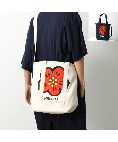 K.E.N.Z.O. Boke Flower Embroidered Tote Bag