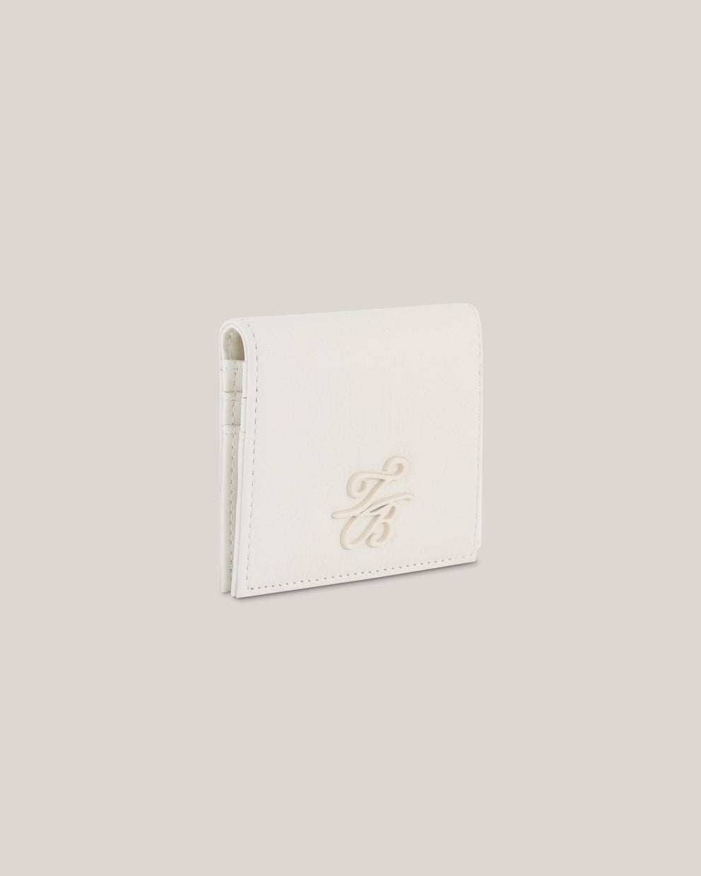 T.E.D B.A.K.E.R Marloo Tb Script Fold Over Card Hold Ecru