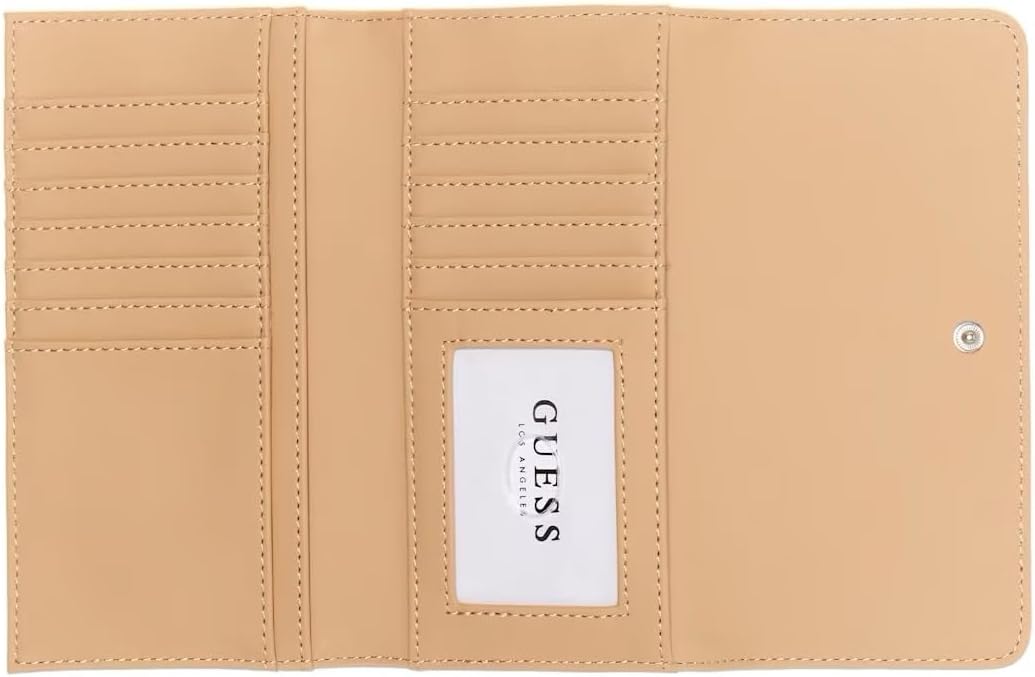 G.U.E.S.S Factory Ange Slim Clutch Wallet Cocoa Clutch