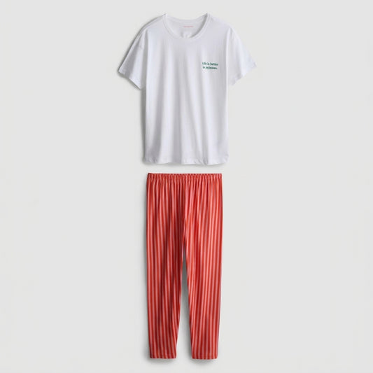 P.R.I.M.A.R.K Cotton T-Shirt Pyjamas