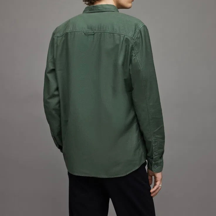 A.l.l.S.a.i.n.t.s HERMOSA RAMSKULL RELAXED FIT SHIRT Green