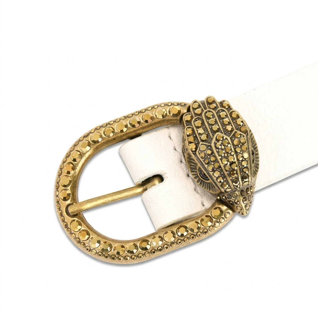 K.U.R.T G.E.I.G.E.R L.O.N.D.O.N BELT OFF-WHITE