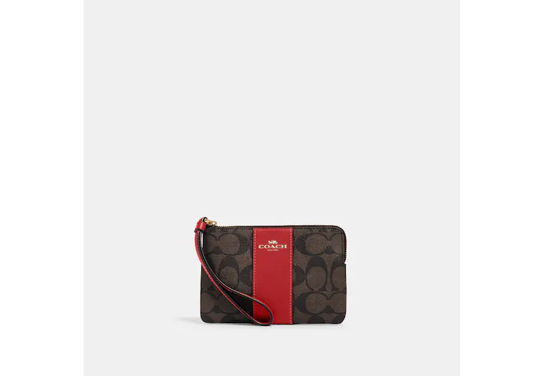 C.O.A.C.H CORNER ZIP WRISTLET