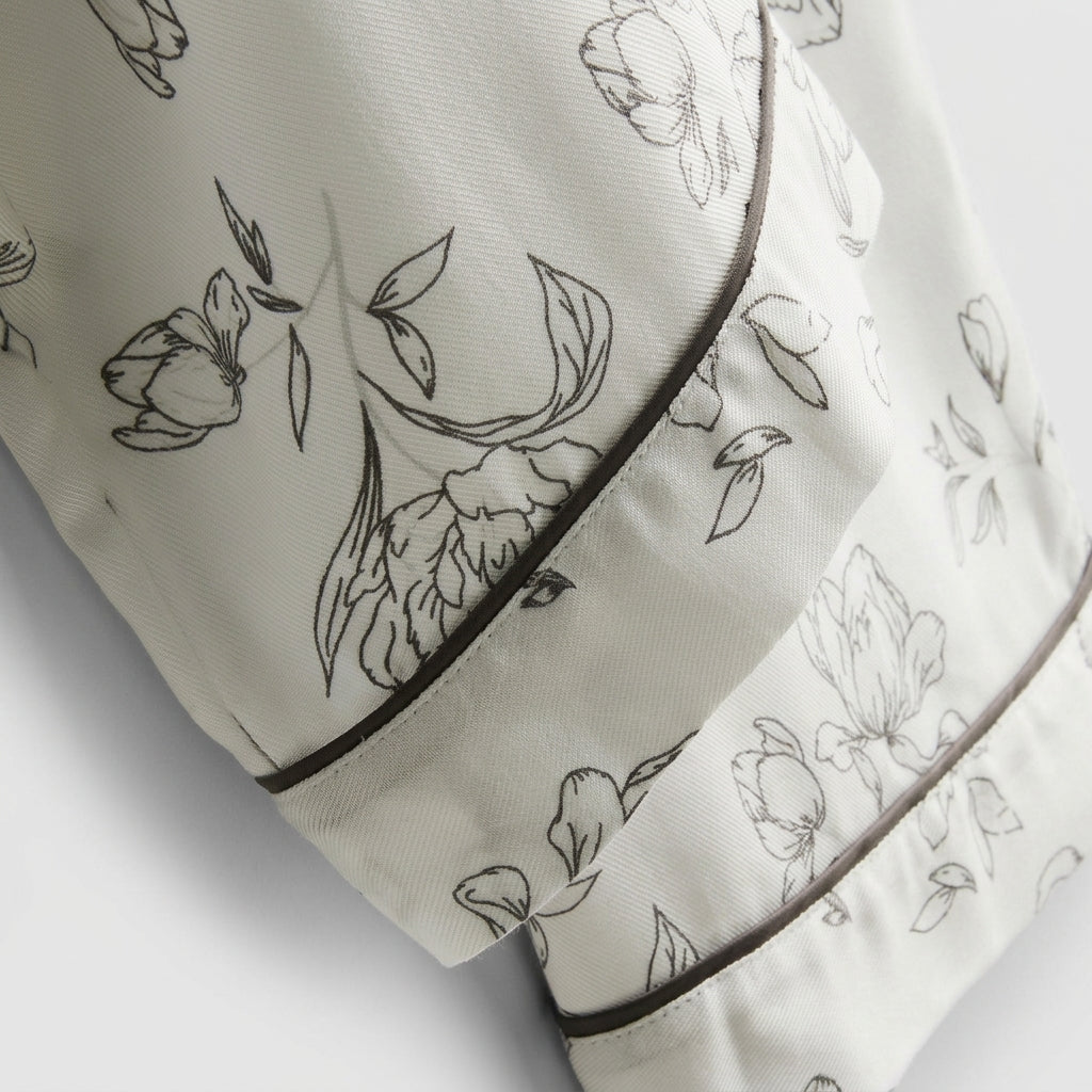 P.R.I.M.A.R.K Floral Piped Boyfriend Pyjamas Set