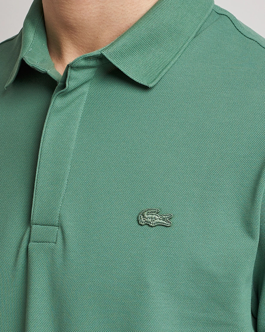L.a.C.O-S.T.E. P.O.L.O. shirt Slim Fit Paris Stretch Pique Polo Shirt Light Green