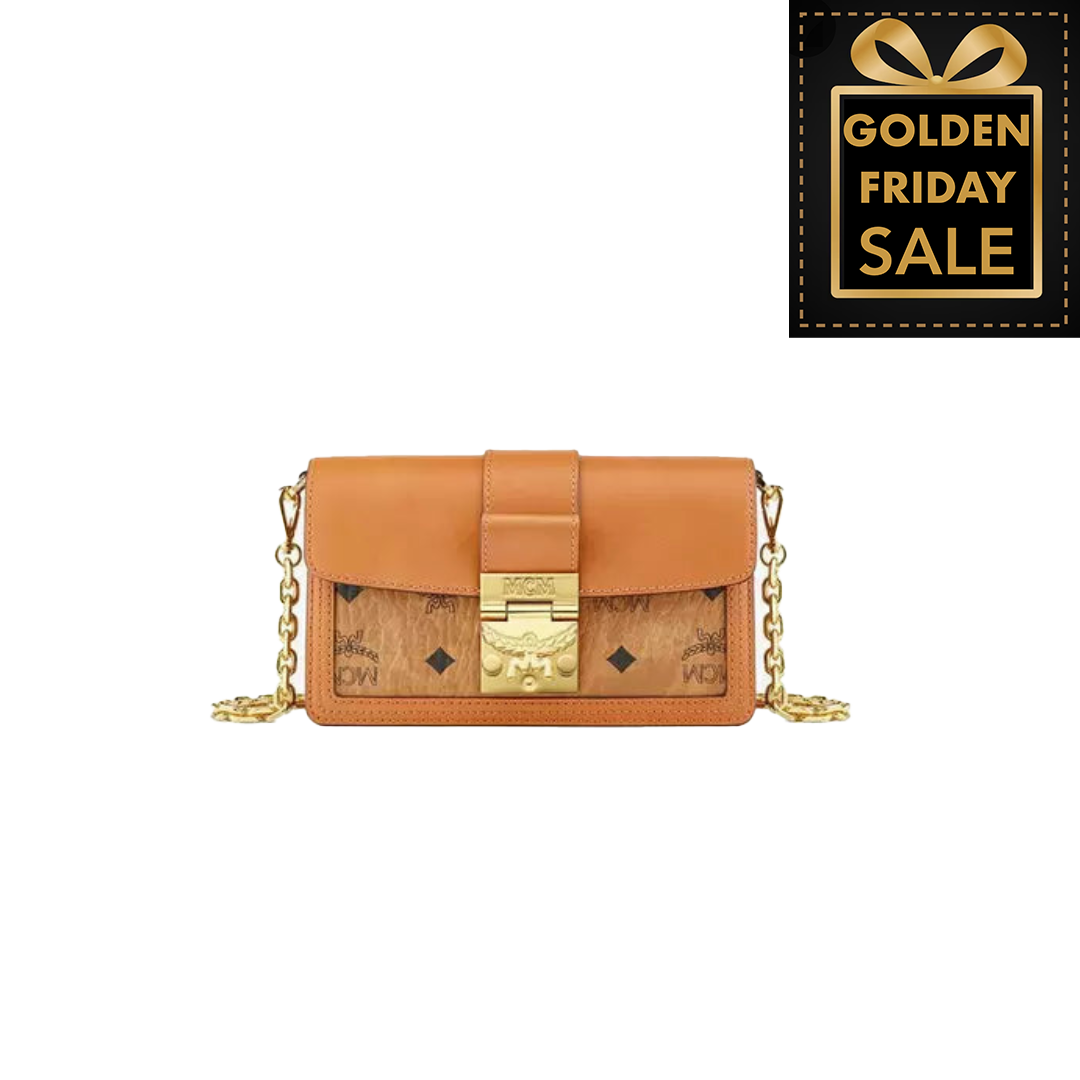 M.C.M. CROSS LOCK HANDBAG