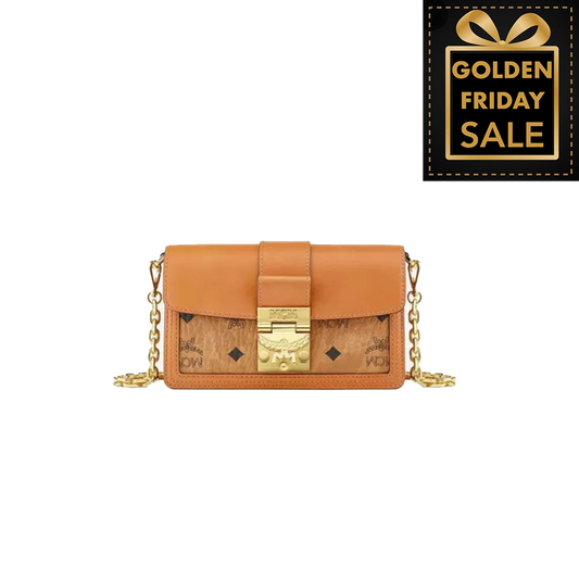 M.C.M. CROSS LOCK HANDBAG