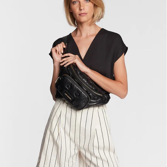 L.O.V.E M.O.S.C.H.I.N.O Waist Zipper Bag