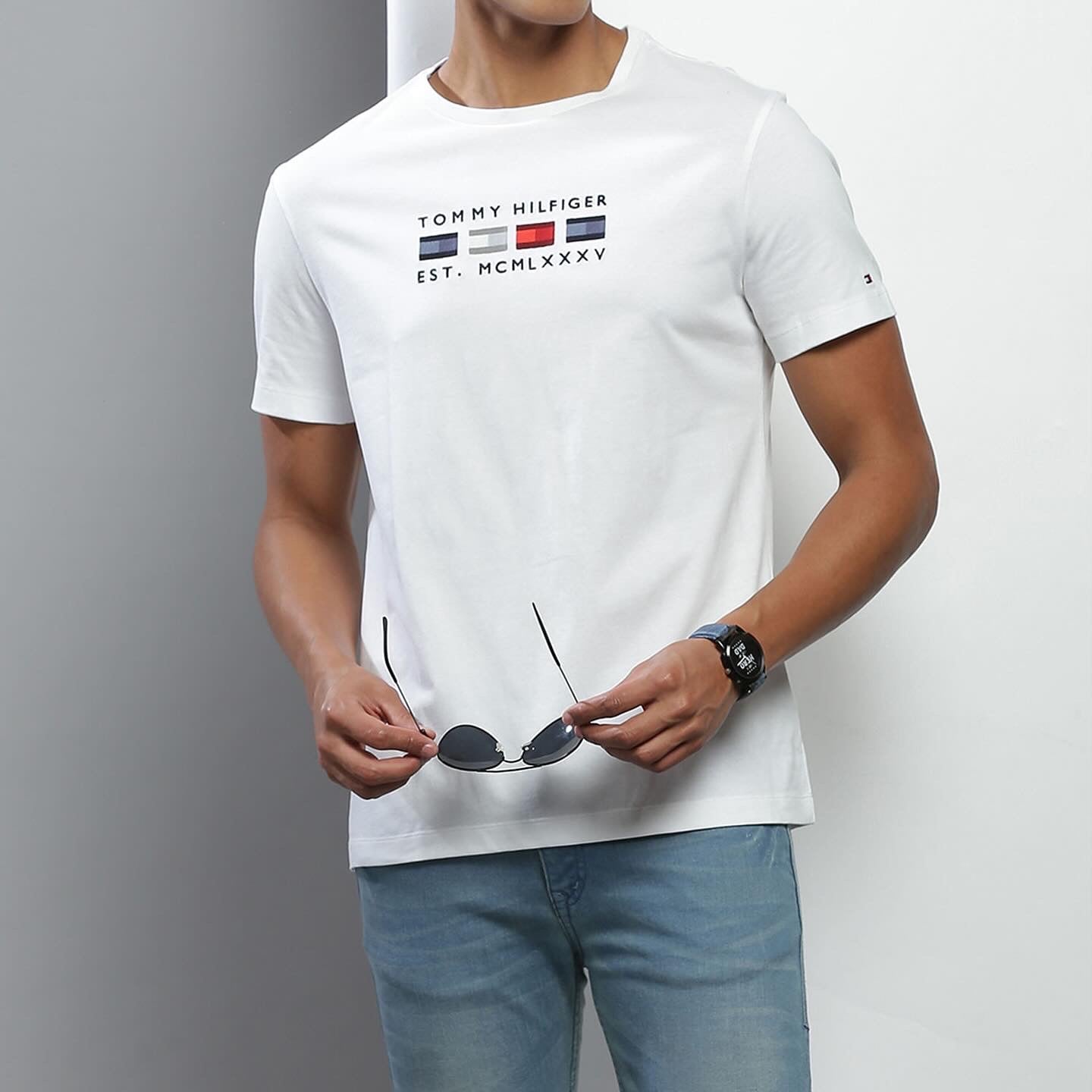 T.o.m-m.y H.i.l.f-i.g.e.r T-shirt White