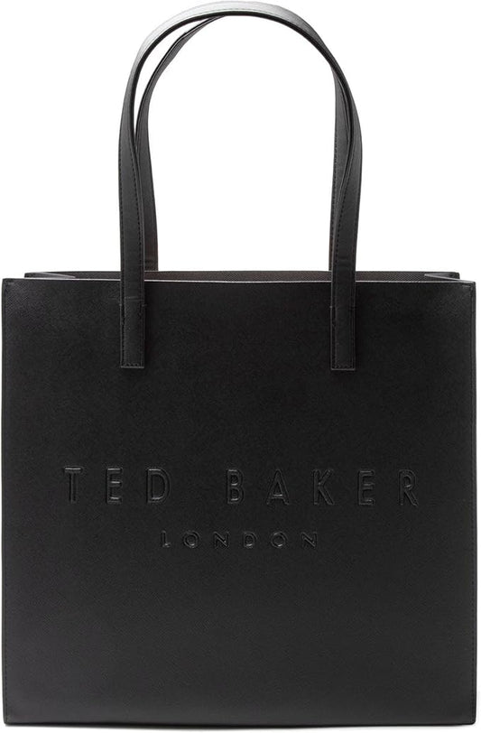 T.E.D B.A.K.E.R Soocon Large Crosshatch Icon TOTE Bag