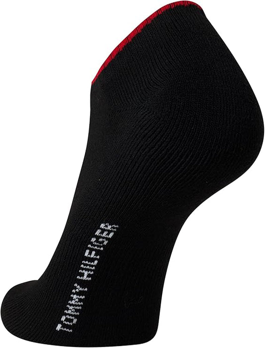 T.o.m.m.y H.i.l.f.i.g.e.r Cotton Cushion Quarter Cut Socks Pack of 3 Black With T.o.m.m.y H.i.l.f.i.g.e.r letting