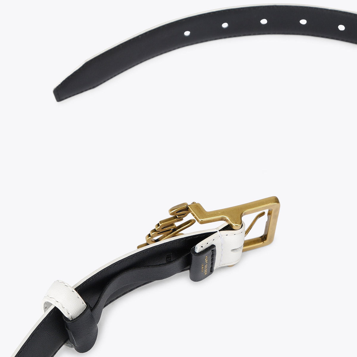 K.U.R.T G.E.I.G.E.R L.O.N.D.O.N BELT WHITE