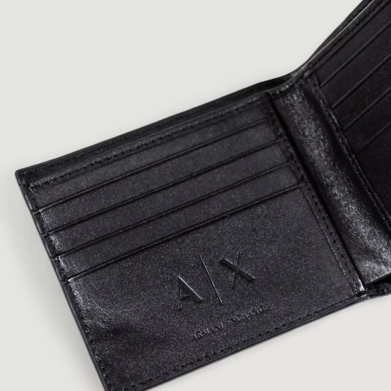 A.r.m.a.n.i E.x.c.h.a.n.g.e Smooth leather wallet