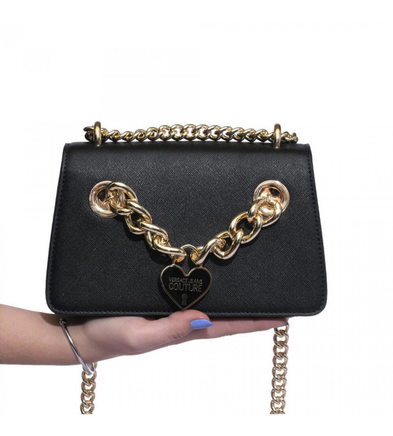 V.E.R.S.A.C.E. J.E.A.N.S. COUTURE CROSS HANDBAG