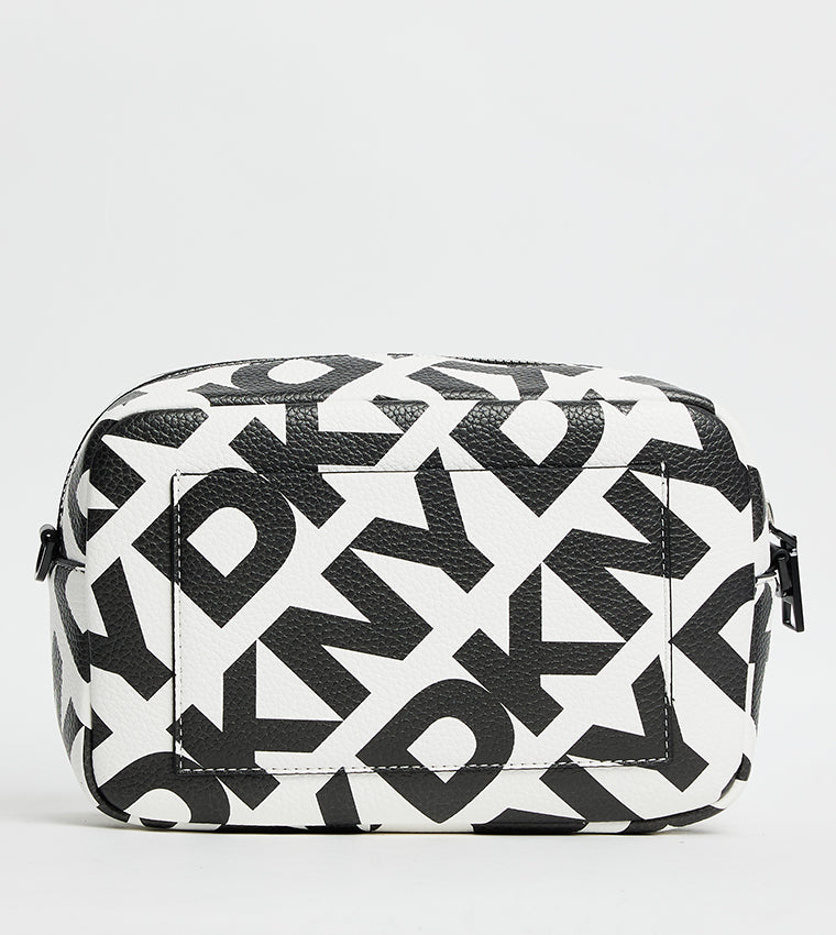 D.K.N.Y KENZA Logo Printed Camera Bag