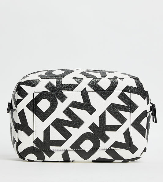D.K.N.Y KENZA Logo Printed Camera Bag