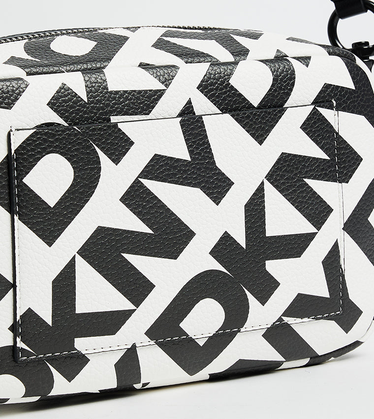 D.K.N.Y KENZA Logo Printed Camera Bag
