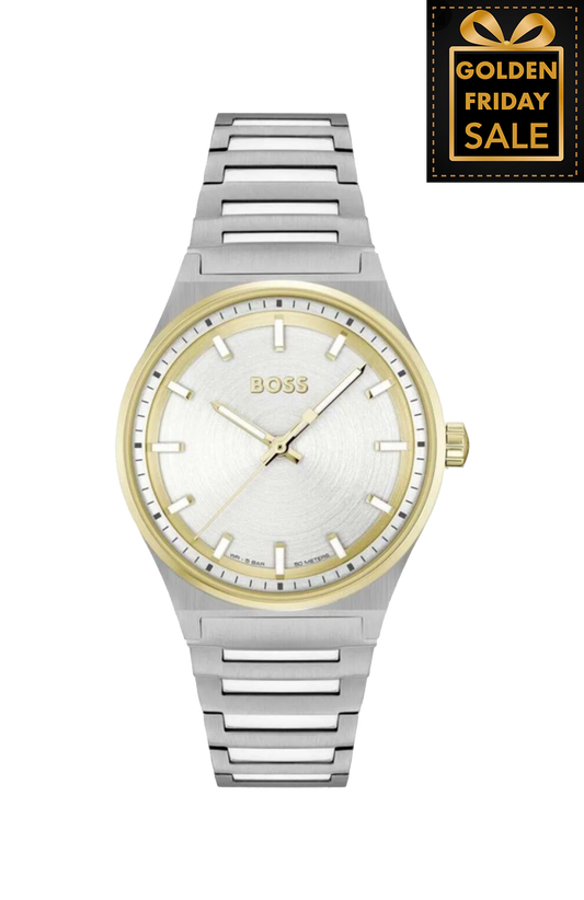 B.O.S.S Analog White Dial Women's Watch