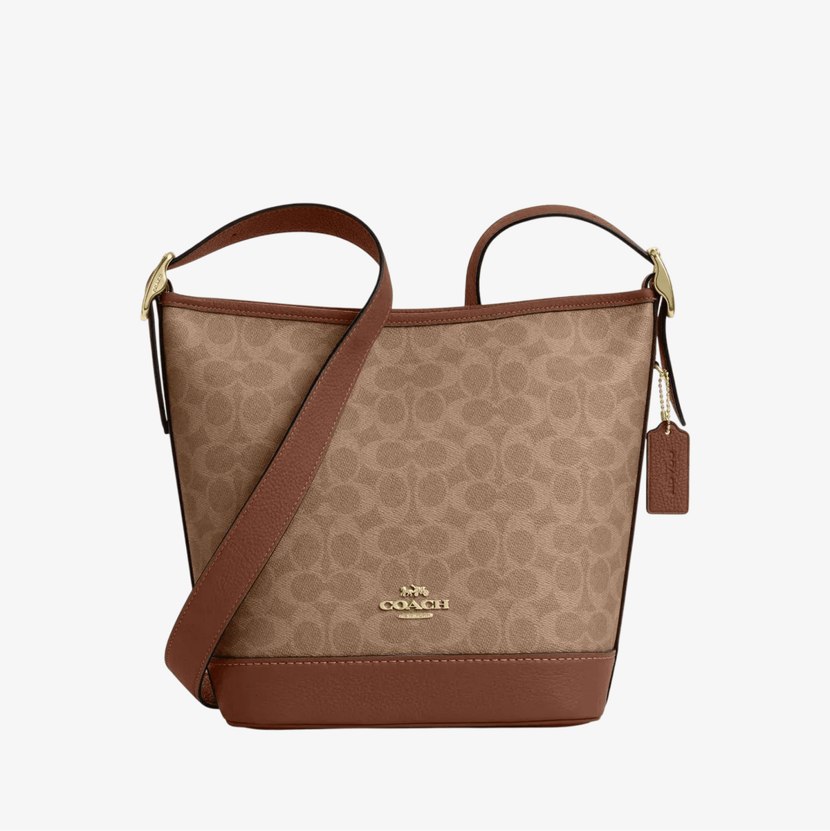 C.O.A.C.H Jude Signature Canvas Duffle Bag