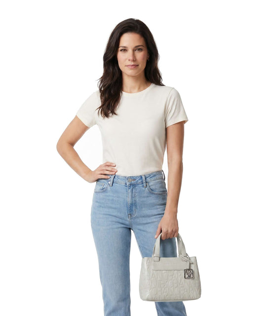 A.R.M.A.N.I E.X.C.H.A.N.G.E Liz Monogram S Handbag imitation leather script